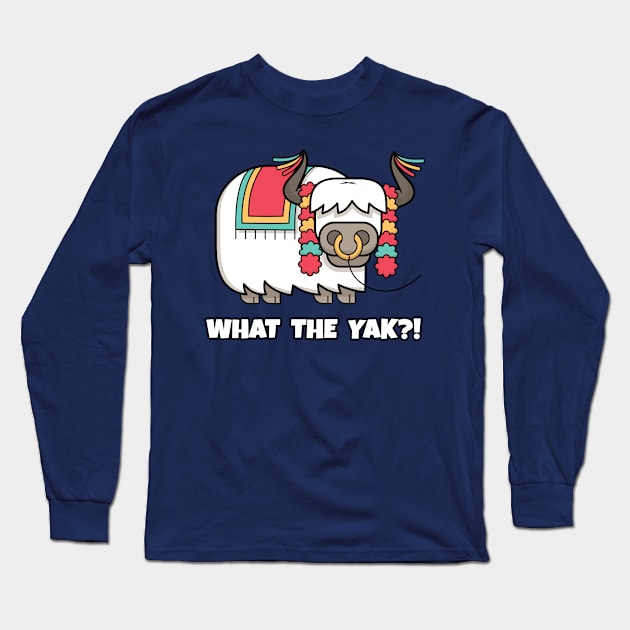 What The Yak?! Long Sleeve T-Shirt by ArticaDesign